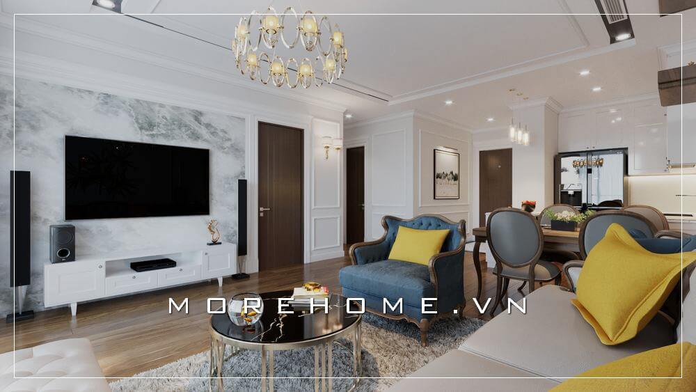 Mẫu sofa chung cư tiện lợi, sang trọng